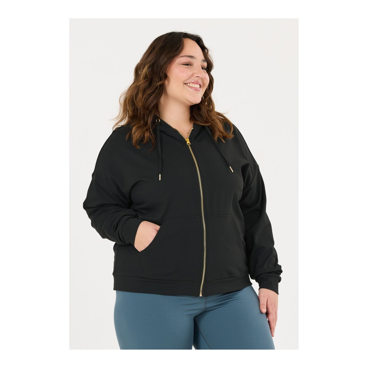 Q Sportswear Tianna Hoody Full Zip W Huvtröja - Bild 4
