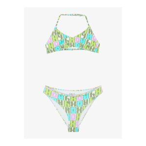 Roxy Letter Up Tri Bra Set Bikini
