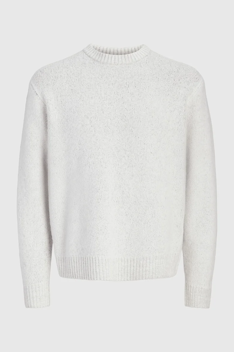 Jack & Jones Chamberi Knit Jacquard Crew Neck Sea Salt - Bild 8