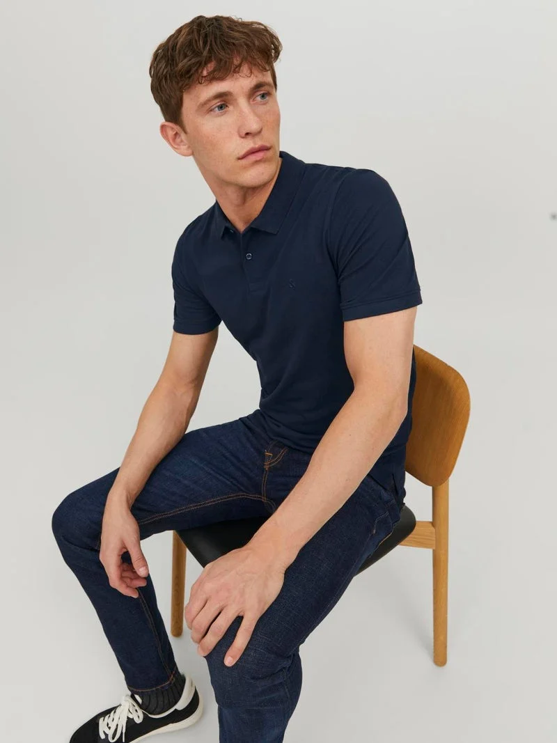 Jack & Jones Basic Polo SS Navy Blazer - Bild 9