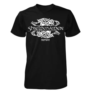 T-shirt, Shieldmaiden, Svart