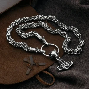 Wolf King Chain, Set 3, Rostfritt stål