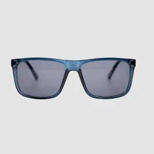 CBA 2415 Shiny Transparent Blue Sunglasses