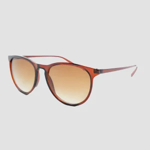 CBA Classic Brown Round Sunglasses 2462 Brown