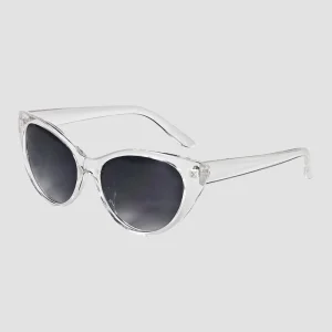 CBA Clear Frame Cat Eye Sunglasses 2501 Transparent