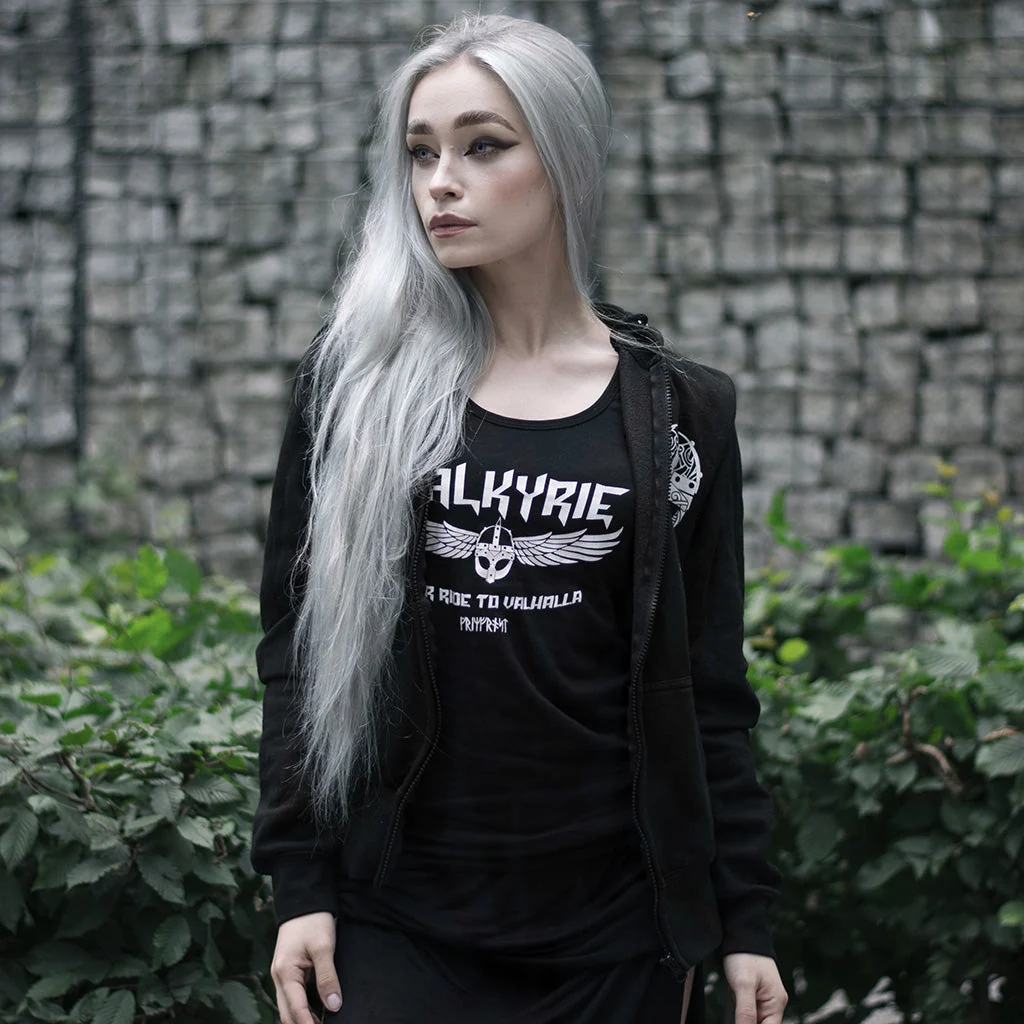 Premium Tanktop för damer, Valkyrie, svart - Bild 3
