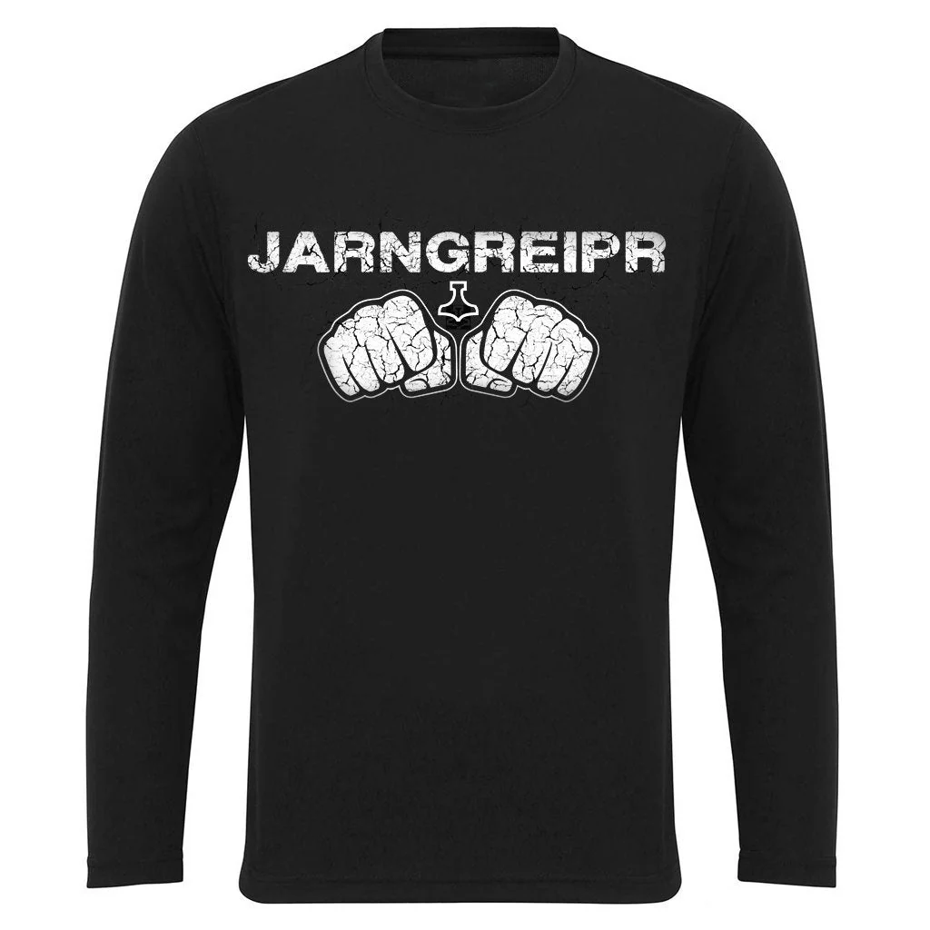 Långärmad träningströja, Jarngreipr, Svart - Bild 2
