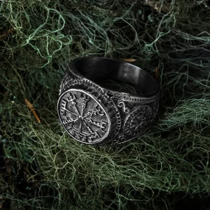 Vegvisir ring, Rostfritt stål
