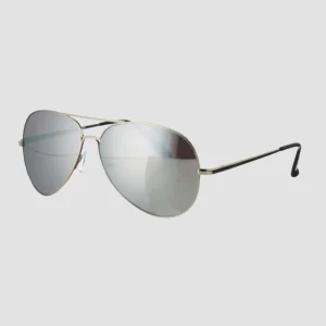 CBA Classic Metal Frame Sunglasses 2888 Silver