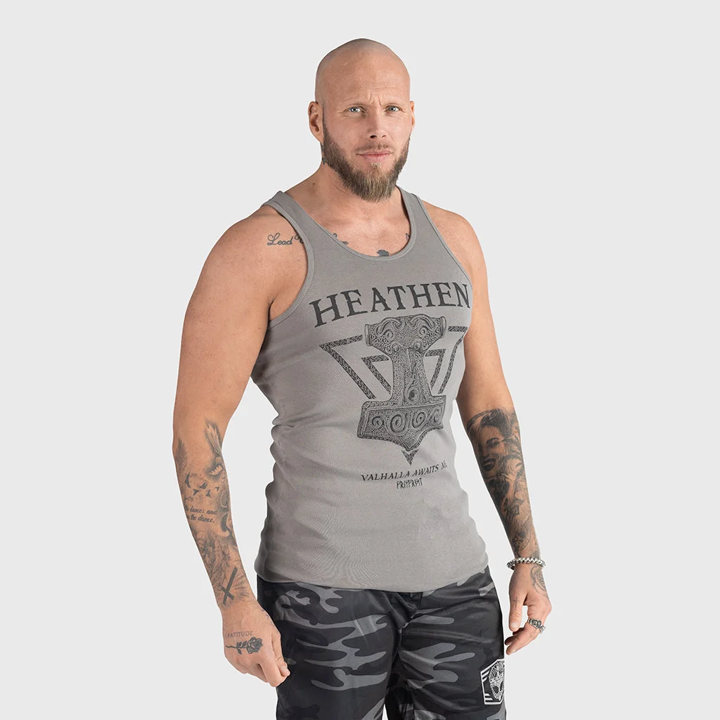 Premium Tanktop, Heathen, Grå
