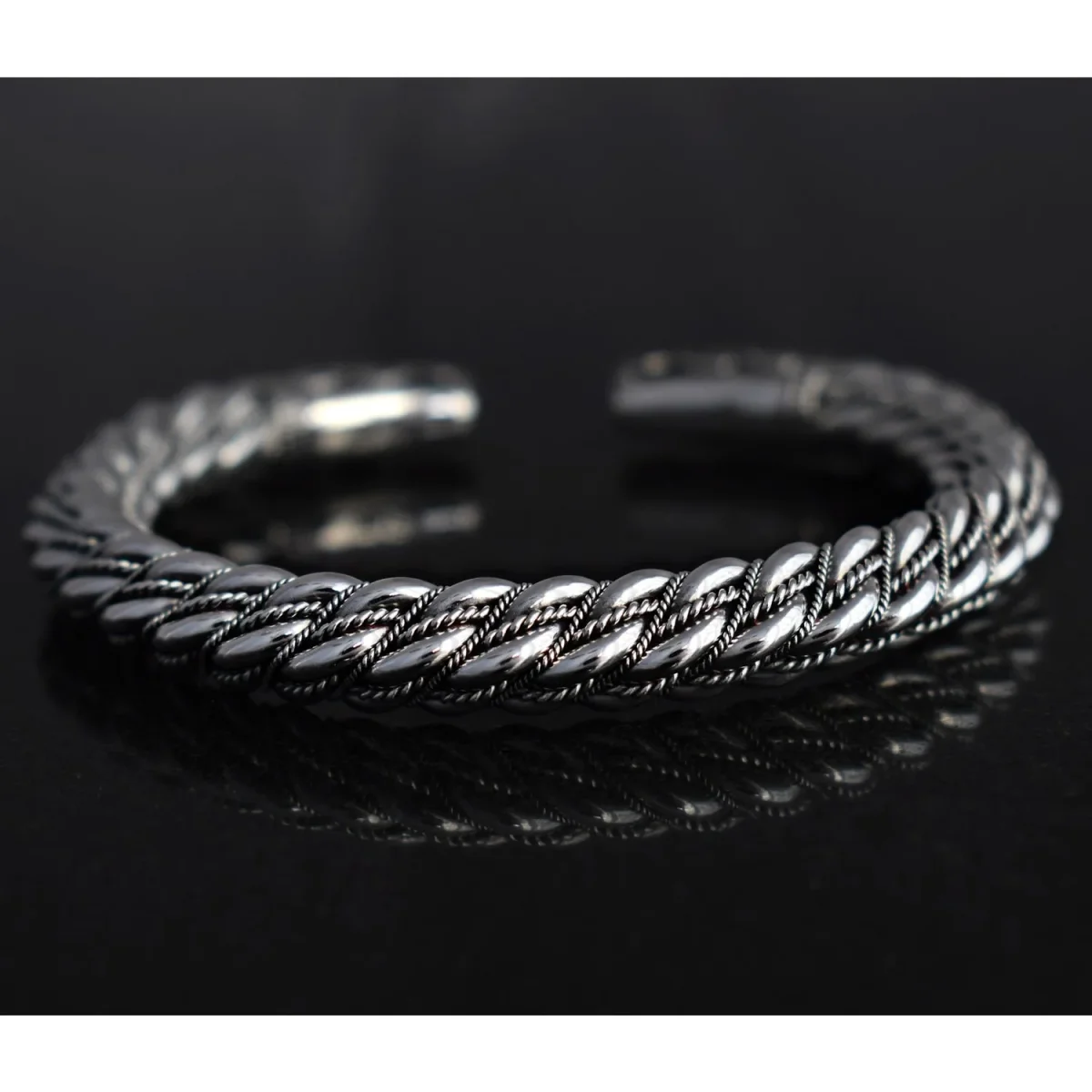 Premium Gotland-armring, Silver - Bild 5