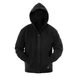 Premium Zip Hoodie, Grimfrost, svart