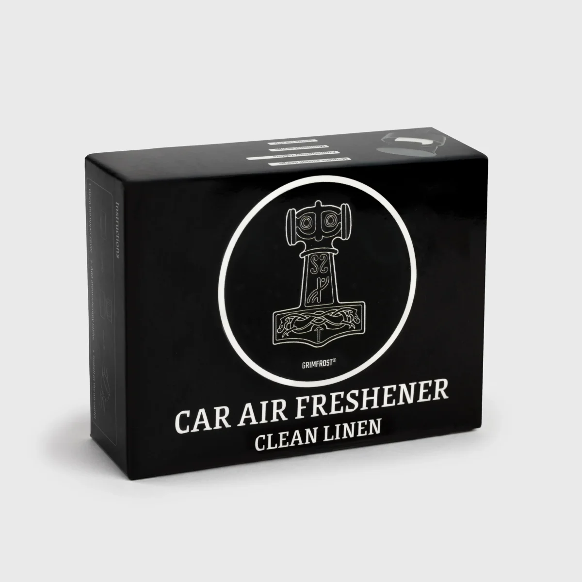 Luftfräschare för bil, Mjolnir, Clean Linen - Bild 2