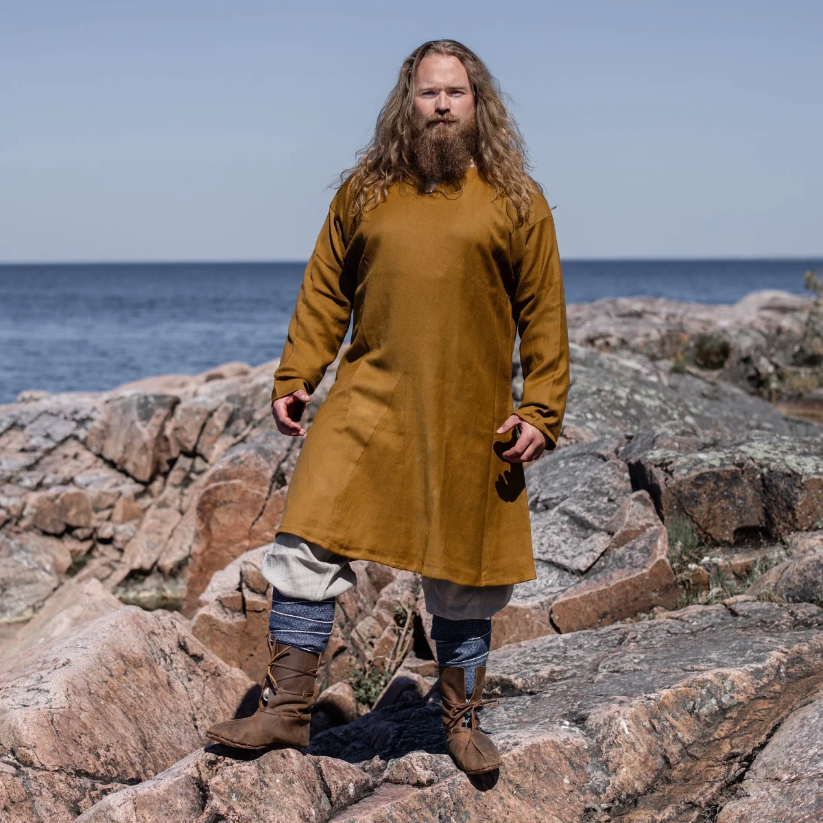 Viking Kyrtill i Ylle, Mustard - Bild 3