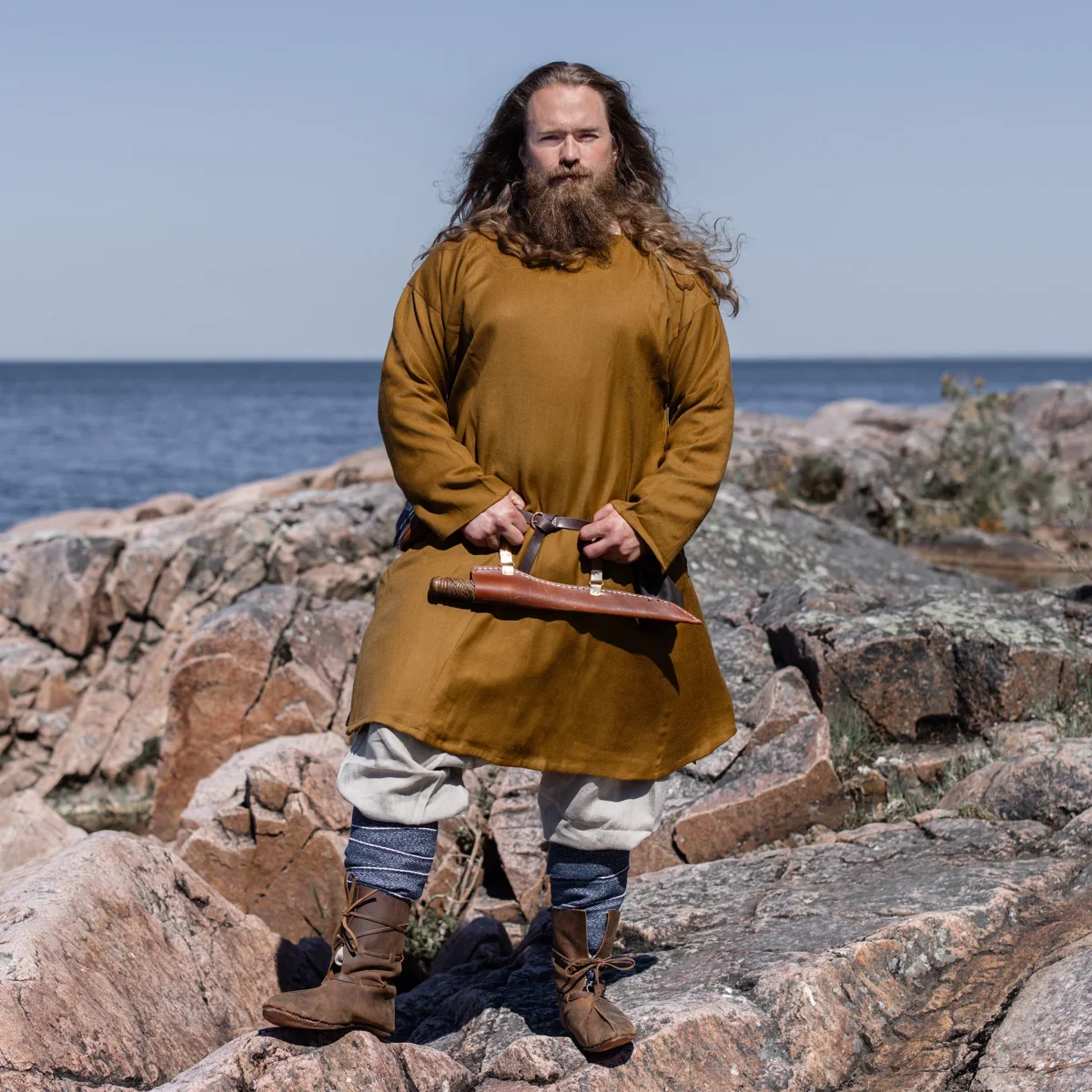 Viking Kyrtill i Ylle, Mustard - Bild 2