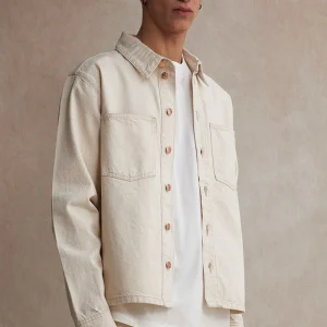 Solid William Overshirt Oatmeal