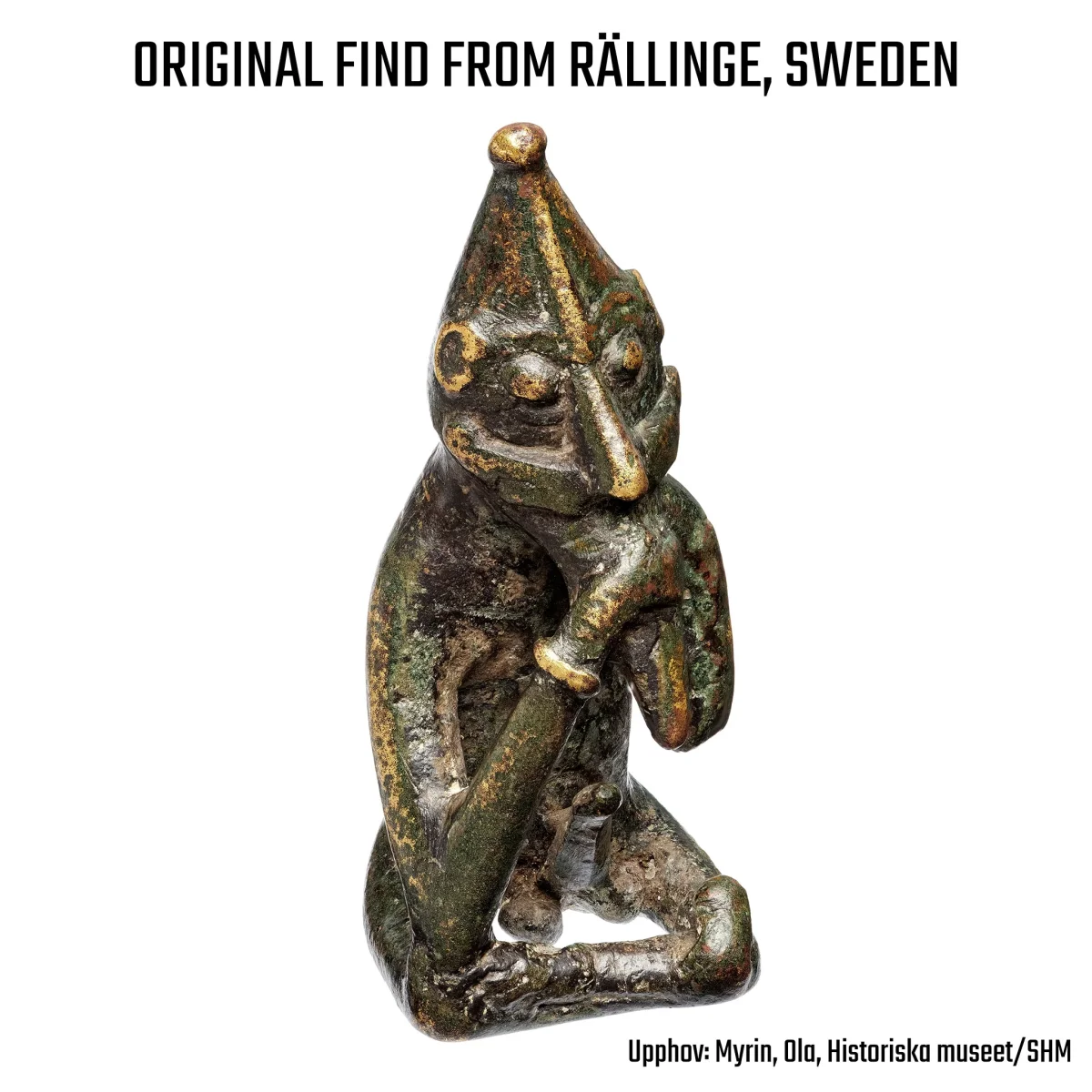 Örhängen, Frej, Brons - Bild 5
