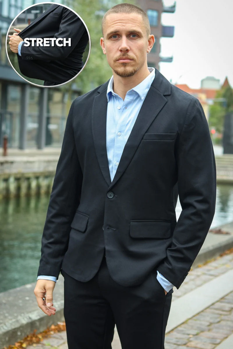 ONLY & SONS Mark Stretch Blazer Black - Bild 2