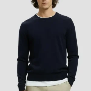Selected Berg Tröja Navy Blazer