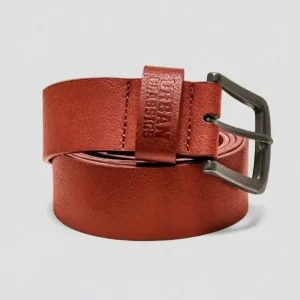 Urban Classics Leather Imitation Belt Cognac Brown