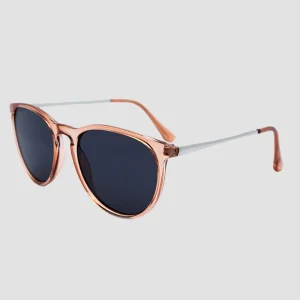 CBA Classic Transparent Blue Lens Sunglasses 8293 Champagne