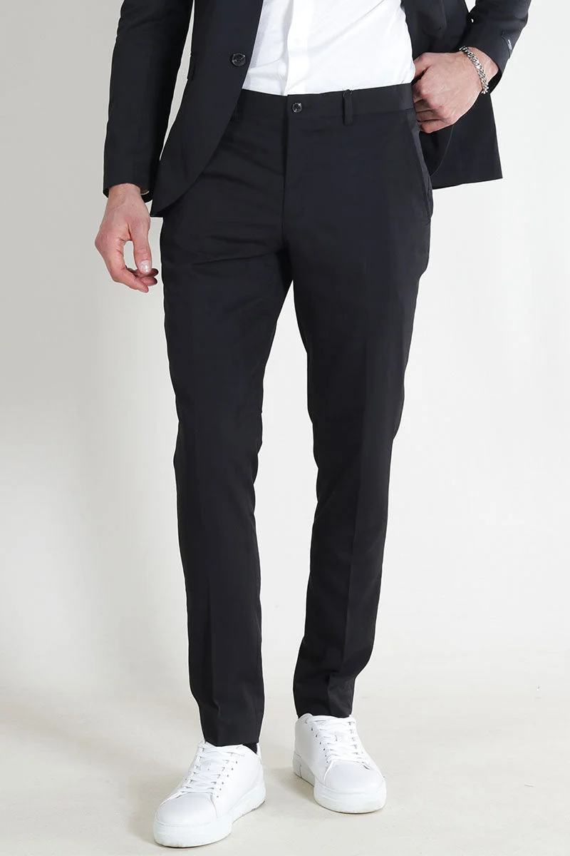 Jack & Jones Premium Franco Slim Fit Kostym Black - Bild 9