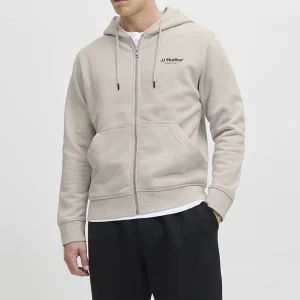 Jack & Jones Soho Sweat Zip Hoodie Moonbeam