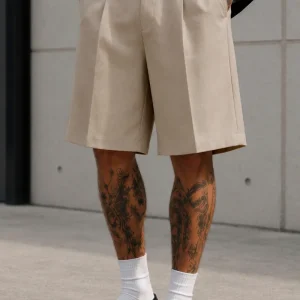 Only & Sons Daves Loose Tailored Fit 0346 Shorts Chinchilla