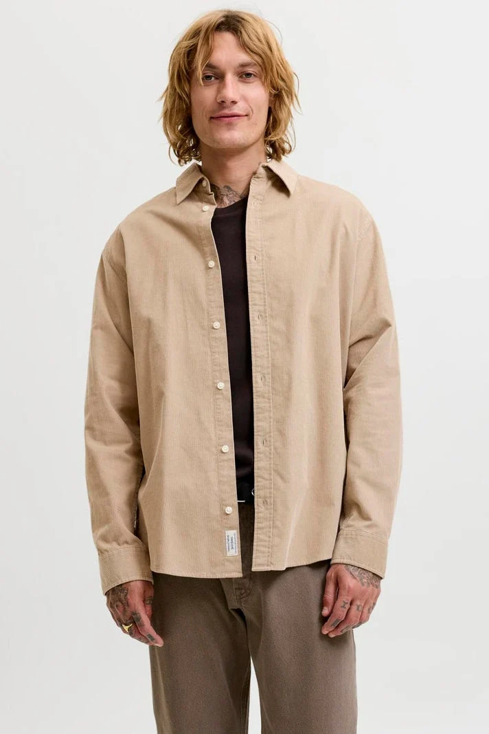 Jack & Jones Field Cord Shirt LS SN Crockery