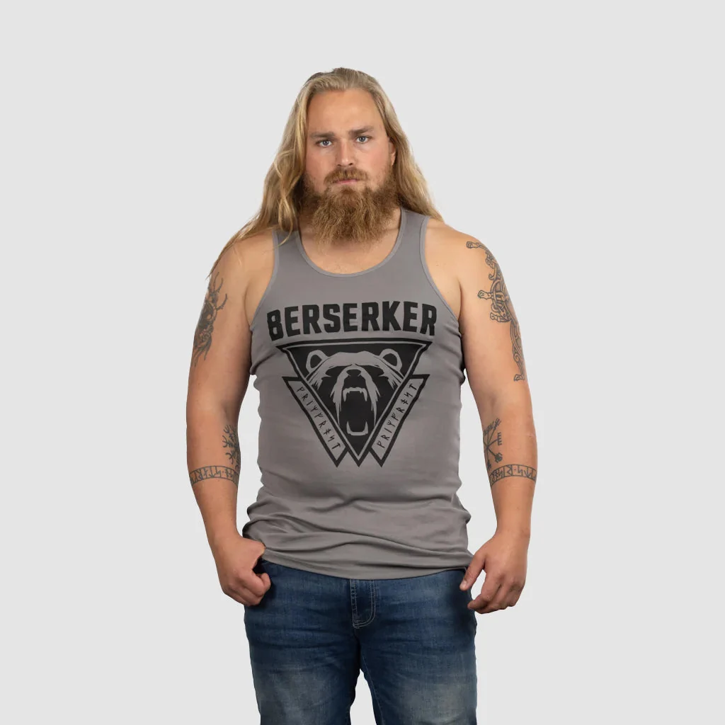 Premium Tanktop, Berserker, Grå - Bild 2