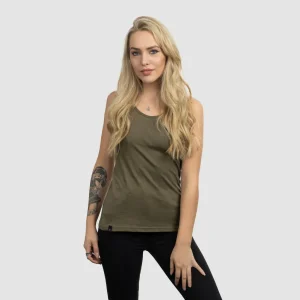 Premium Tanktop för damer, Grimfrost, grön