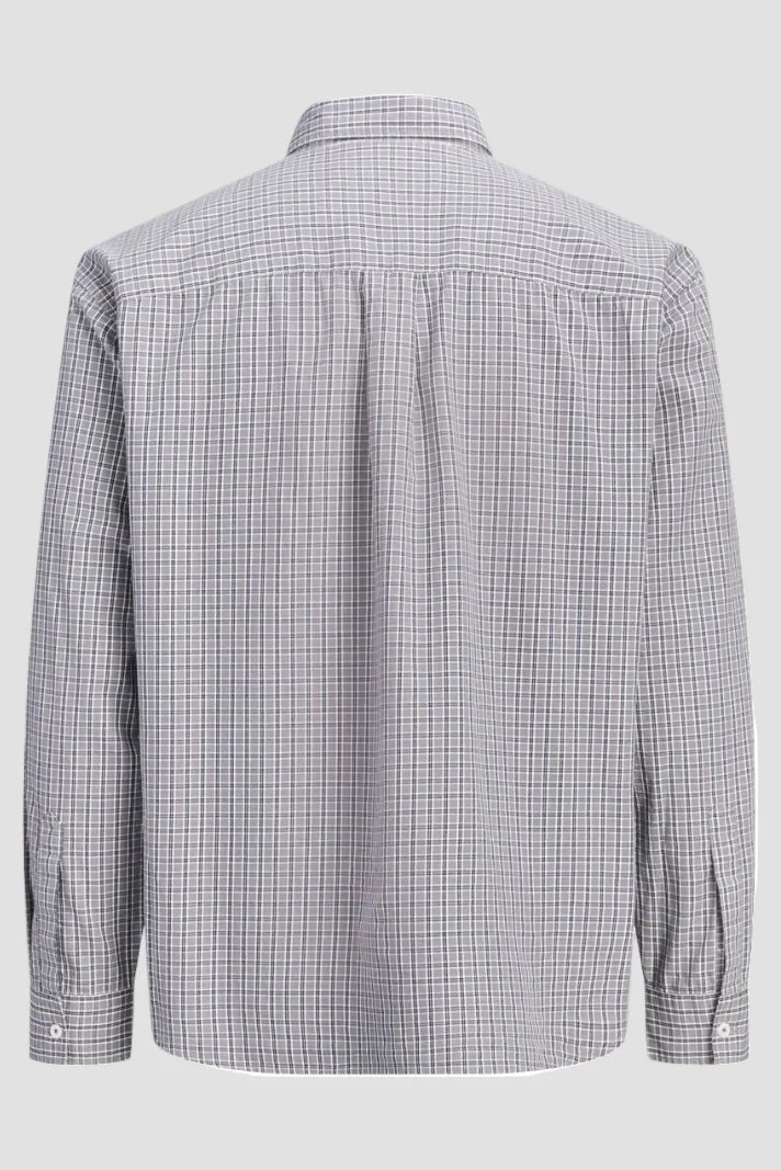 Jack & Jones Legacy Loose Check Shirt LS Dove - Bild 3