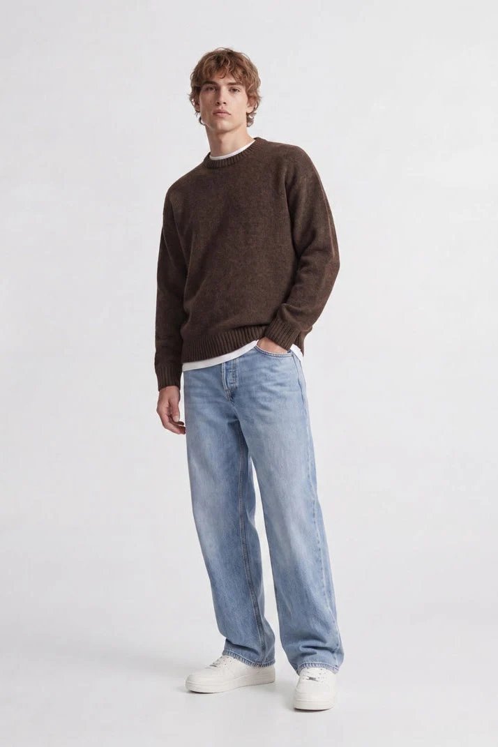 Jack & Jones Soho Ollie Knit Crew Neck SN Cocoa - Bild 5