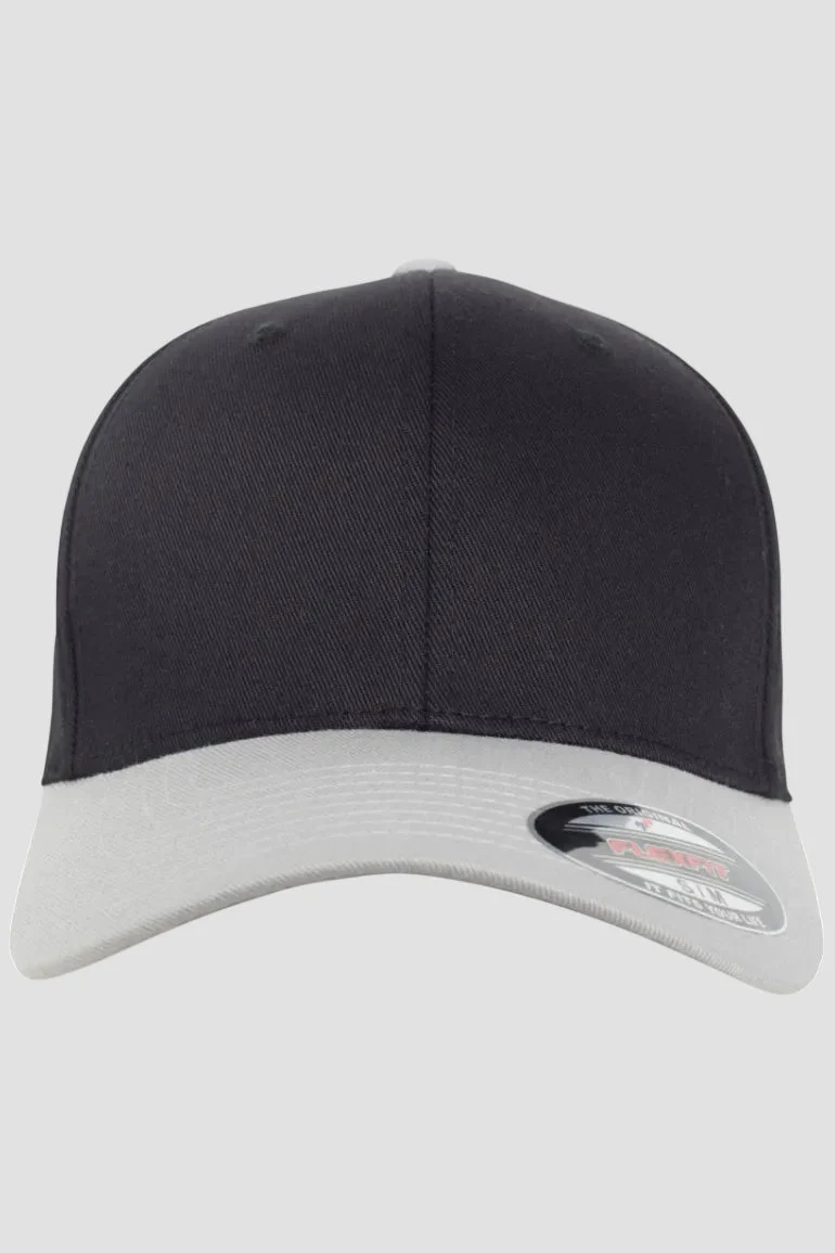 Flexfit Wooly Combed 2-Tone Blk/Silver - Bild 2