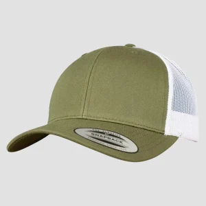 Flexfit Retro Trucker Olive / White