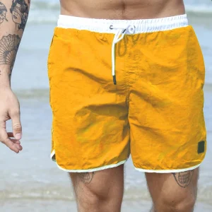 Urban Classics Retro Badbyxor White/Mango