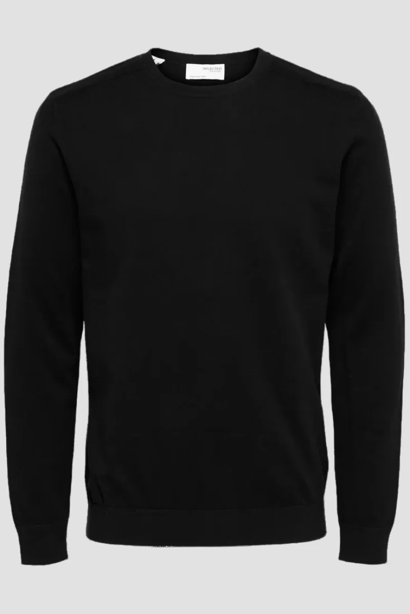 Selected Berg Crew Neck Black - Bild 6