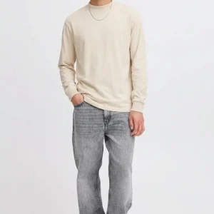 Solid Dreynaldo Longsleeve T-shirt Oatmeal