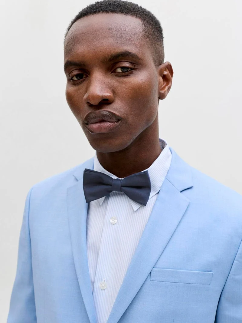 Jack & Jones Additionals Jacsolid Structured Bowtie Navy Blazer - Bild 5