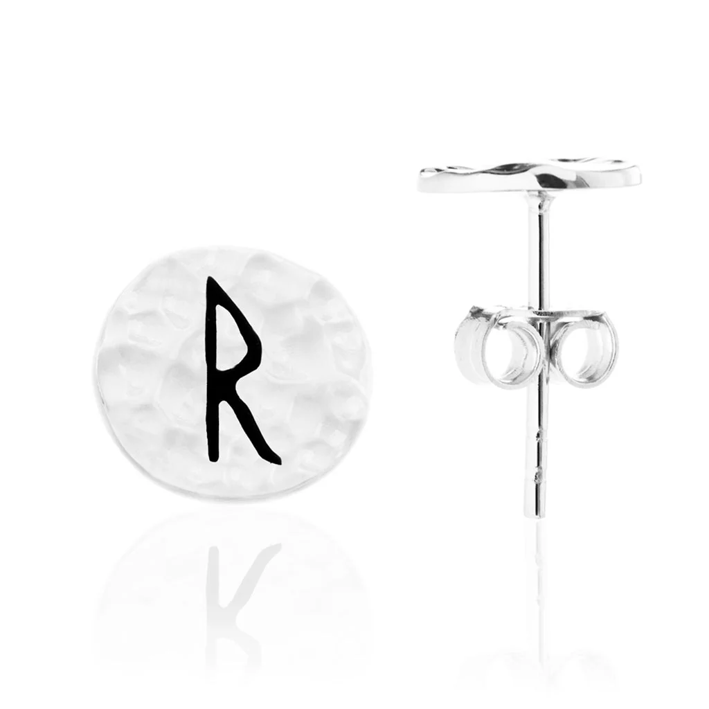 Örhängen, Valfria runor, Silver - Bild 6